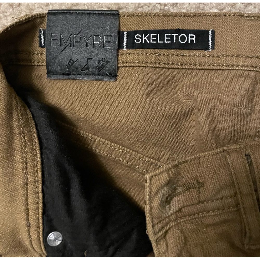 Empyre Skeletor Tan Chinos. Gently worn. - Picture 3 of 7